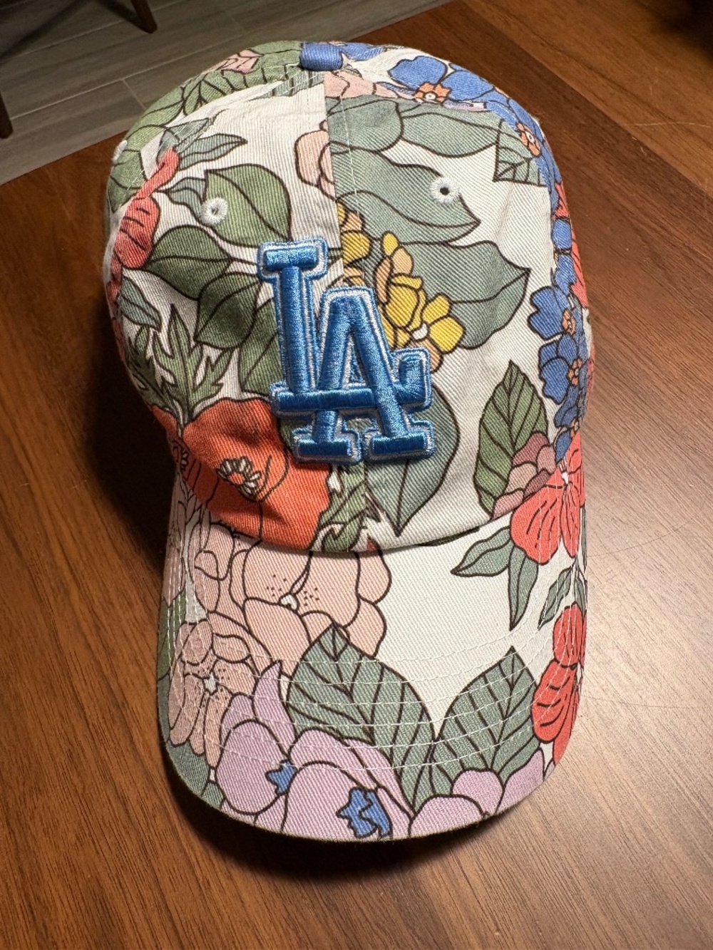 Floral MLB LA Dodgers cap - adjustable